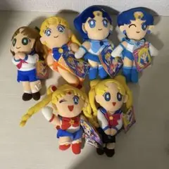 △セーラームーン　集まれ美少女戦士　セーラームーンR 5体セット　当時物 △セーラームーン 集まれ美少女戦士 セーラームーンR 5体セット