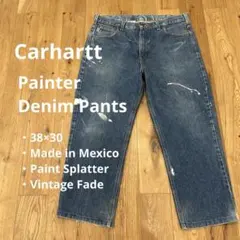 Carhartt ペインターデニム2008年製 38×30 ペンキ USAジップのサムネイル