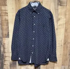 i*l様 トミーヒルフィガー ボタンダウン 長袖シャツ　バイアスチェック柄ワンポ