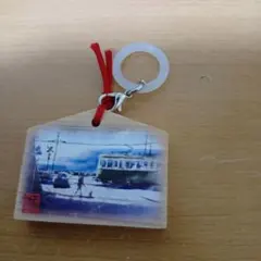 絵馬型 めじるしマーク チャーム 鉄道 風景 湘南 江ノ電 スラムダンク