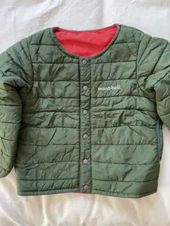 mont-bell 100サイズ　サーマラップラウンドネックジャケット