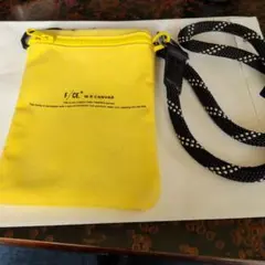 本日価格！F/CE. W.R CANVAS サコッシュ イエローのサムネイル