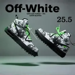激レア コラボ Off-White Nike AF1 Mid 25.5cm