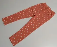 花柄オレンジボトムス 120cm