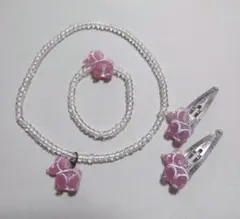 PHILIPPE AUDIBERT PARISの子供用ビーズアクセサリー4点