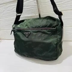 PRADA プラダ ショルダーバッグ ナイロン カーキ グリーンのサムネイル