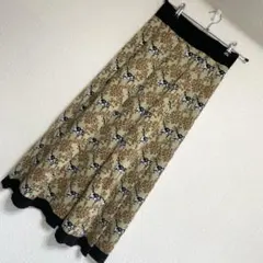 GU UNDERCOVERコラボ ジャガードニットスカート　S