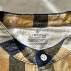 無印良品　チェック柄 長袖シャツ 150cm