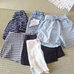 ストライプスカート 90-98cm