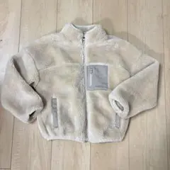 フリース ベージュ キッズ アウター　120 プティマイン