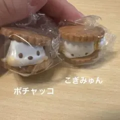 新品未使用　サンリオ　ふにゅっと　スモアサンド ポチャッコ こぎみゅん