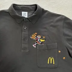 グラニフ　マクドナルド　コラボ　ハンバーグラー　半袖　ポロシャツ　男女兼用Sのサムネイル