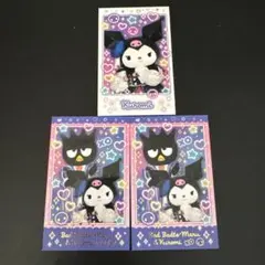 キャラポトレ サンリオ ライブキャラクター３　クロミ　バッドばつ丸　セット