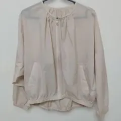 ユニクロ シアーコクーンブルゾンMピンク