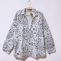 【新品未使用】drug store’s チュニック プルオーバーブラウス 綿素材