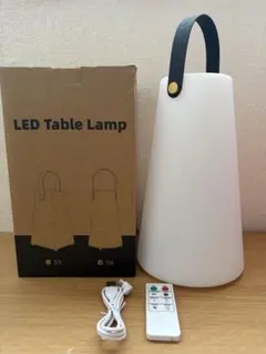 LED Table Lamp ポータブル テーブルライト リモコン付