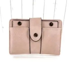 【訳あり品】♡ 折り財布 PUレザー ピンク ♡ カード入れ コインケース