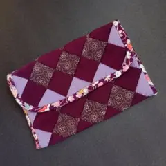 パッチワーク 小物入れ　ポーチ　ハンドメイド　和柄　御朱印帳入れ 99