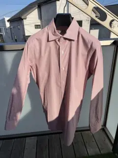 UNITED ARROWS ストライプシャツ ピンク 39 M相当 ビジネス