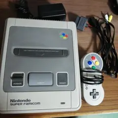 【メンテ済み】SFC スーパーファミコン 本体一式、コンデンサー交換済み
