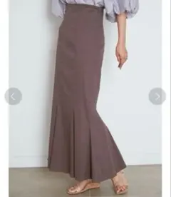 スナイデル　snidel SWFS211132 ハイウエスト　ヘムフレアスカート