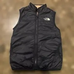 ノースフェイスキッズ140 リバーシブル　ベスト　ジップインジップ