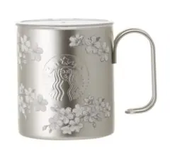 SAKURA2026リッド付ステンレスマグ355ml