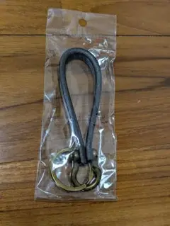 レザー キーホルダー ダークブラウン