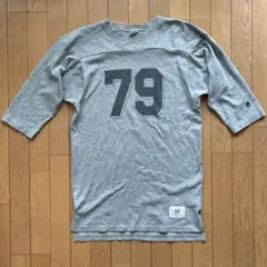 Champion 79 ナンバリング 七分袖 カットソー グレー M