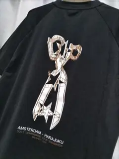美品　DENHAM×ATHLETA　パフォーマンス　Tシャツ　黒