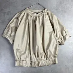 ランバンコレクション アシンメトリープルオーバーブラウス ラグランスリーブ 通勤のサムネイル