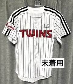ちいかわ LG TWINS 韓国　コラボ ユニフォーム Lサイズ ちいかわ LG TWINS 韓国 コラボ ユニフォーム ハチワレ うさぎ - メルカリ