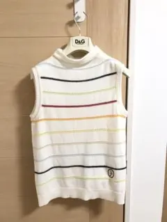 カステルバジャック ゴルフニットベスト M