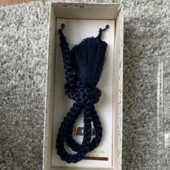 ネイビー 房付き 羽織紐