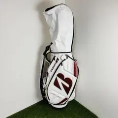 BEAMS GOLFのnew ツアープロキャディバッグ(白x赤x紺) - メルカリ