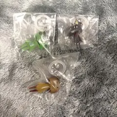 ガチャガチャ どこでもいっしょ めじるしアクセサリー 3点セット