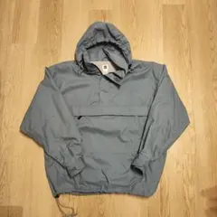 90s Y2K GAP ナイロンアノラックパーカー XXL 水色寄りグレー