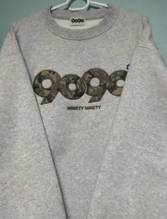 カモフラージュロゴ グレー スウェット