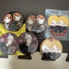 ハリーポッター flapper 缶バッジ フレッド ジョージ 4個セット②
