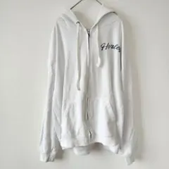 ハーレー Hurley ジップパーカー 1X ホワイト ボタニカル 裏起毛
