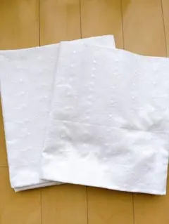 特価 C&S 広幅レース刺繍生地 ホワイト