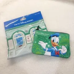 ディズニー ドナルド チケット ポーチ