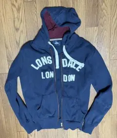 LONSDALE ネイビー パーカー Sサイズのサムネイル
