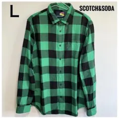 SCOTCH&SODA チェックシャツ アメカジ 長袖シャツ
