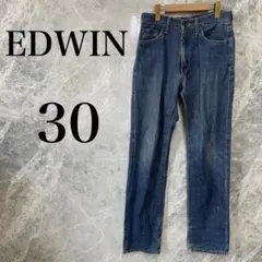 EDWIN エドウィン メンズ 30 青 デニム ジーンズ ストレート