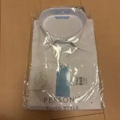 【洋服の青山】スキッパーカラーブラウス 長袖シャツ サイズ9号 白