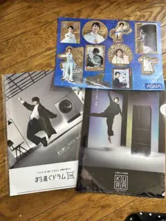 【新品非売品】羽生結弦 AQUA クリアファイル ステッカーセット