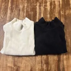 ユニクロ　リブ　フリース　120cm 2枚セット