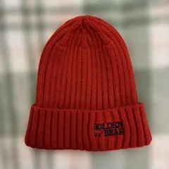 Golden Bear ニット帽 ゴールデンベア 赤