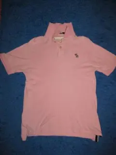 アバクロ　半袖ポロシャツ　ピンク